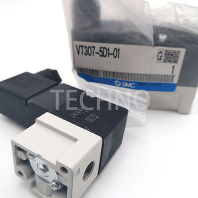 VT307V-5G1-02 SMC soupapes solénoïdes soupapes électromagnétiques SS316 Certificat CE