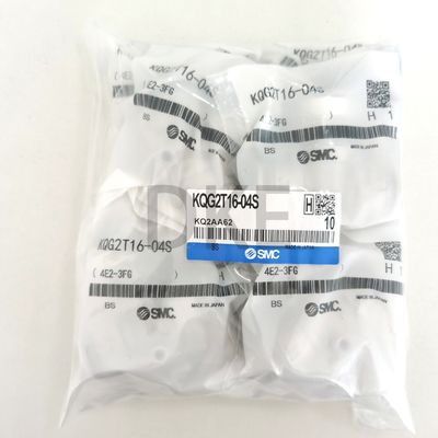 SMC KQG2T16-04S T-shirt pneumatique à une touche pour homme avec coude fileté SUS316