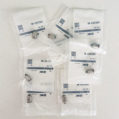 KQG2H06-M5 Connecteur mâle poussé pour connecter des raccords avec étancheur de fil, SS316