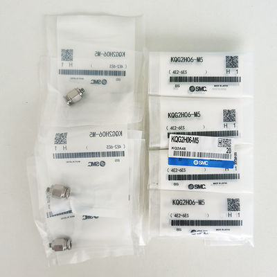 KQG2H06-M5 Connecteur mâle poussé pour connecter des raccords avec étancheur de fil, SS316