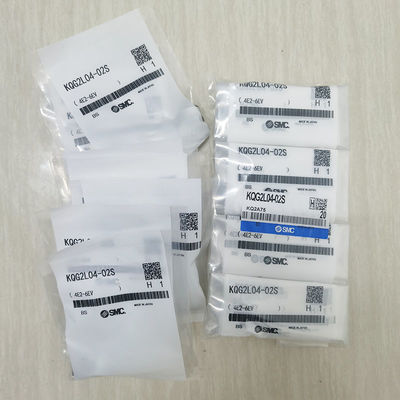 KQG2L04-02S Appuie pour connecter les raccords pneumatiques Grise libre 1,0 MPa