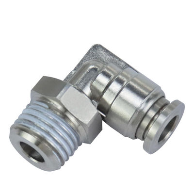 SMC KQ2L04-M5,M5 fil type rotatif poussant fil extérieur coude 4 mm KQG2
