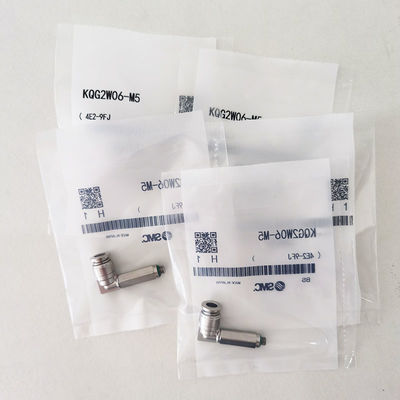 SMC KQG2W06-M5 Union à coude longue poussée pour connecter des raccords SS316
