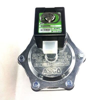 Ø1 1/2 équipement de compression ASCO Diaphragme Pulse Jet Valves SCG353A065 pilote intégral à deux étages Ø1 1/2 ouverture Taille 52