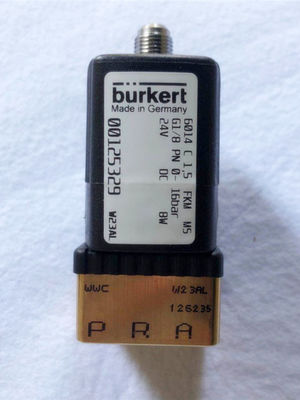 Burkert 00125329 3/2 voie soupape électromagnétique 16 bar 24v normalement fermée G1/8