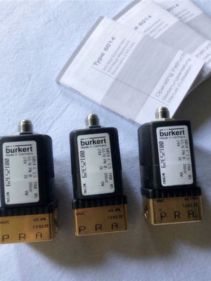 Burkert 00125329 3/2 voie soupape électromagnétique 16 bar 24v normalement fermée G1/8