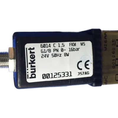 Nouveau 00125331 G1/8 soupape électromagnétique Burkert 24vdc