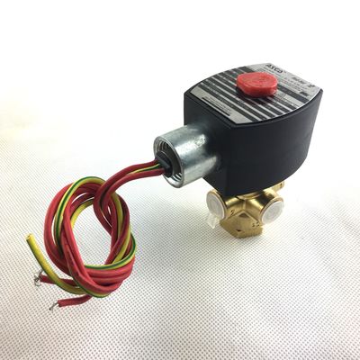 ASCO SCB320B174.230/50 NPT1/4 3/2 Corps universel en laiton NBR Série 320 Soupapes électromagnétiques en ligne à action direct
