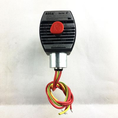 ASCO SCB320B174.230/50 NPT1/4 3/2 Corps universel en laiton NBR Série 320 Soupapes électromagnétiques en ligne à action direct
