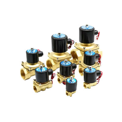 2W040-10 soupape solénoïde à action direct 2 voies en laiton 3/8 pouces