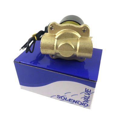 3/4 pouces 2W200-20 NPT Ventilateur solénoïde de cuivre à air d'eau NC 2 voies