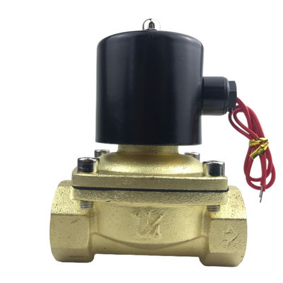 N/O 2W400-40 2 voies 1-1/2 " gaz eau pneumatique électrique soupape solénoïde eau air normalement ouvert