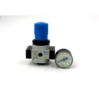 FESTO Zinc Alloy LR-3/8-D-MINI 162580 LR-3/8-D-MINI-MPA 8002286 Valve régulatrice de pression avec jauge de pression de 0,5 à 12 bar