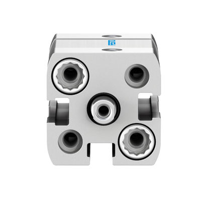 ADN-12-5-A-P-A Cylindre pneumatique à piston de la série ADN à double action de 20 mm de course à 12 mm de tige alliage d'aluminium forgé
