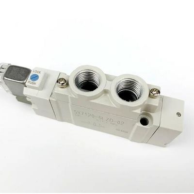 SY5420-6LZD-C8 DC12V SMC soupape électromagnétique pneumatique 3 position centre d'échappement
