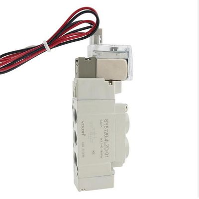 SY5420-5LZD-C8 DC24V SMC soupape électromagnétique pneumatique 3 position centre d'échappement