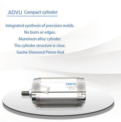Cylindre pneumatique à piston polyvalent pour connexion M5 ADVU-25-5-P-A