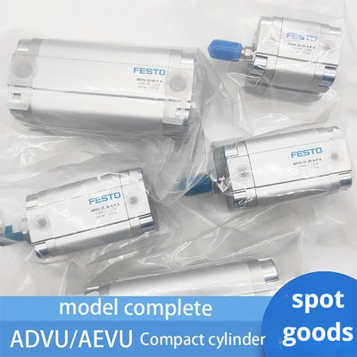Cylindre pneumatique compact avec piston fils mâle 7 bar ADVU-16-40-A-P-A