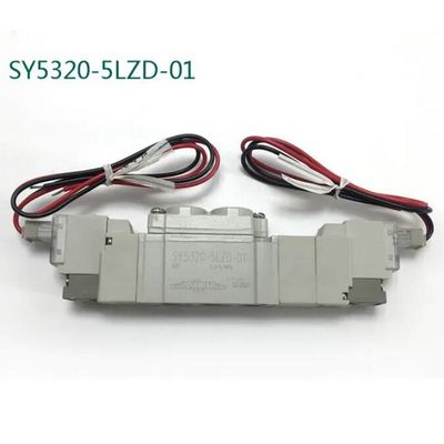 Ventilateur solénoïde SMC SY5320-5LZD-C6 DC12V Porte à contact unique taille ø6 3 position centre fermé