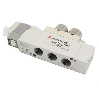 Ventilateur solénoïde SMC SY5320-5LZD-C6 DC24V Porte à contact unique Taille ø6 3 Position centre fermé