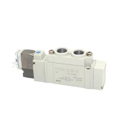 SY5220-6LZD-C4 soupape solénoïde SMC 2 position double DC12V taille de port à raccordement à une touche Ø4