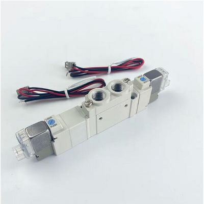 SMC SY5220-5LZD-01 DC24V Port Taille 1/8 Pneumatique à soupape solénoïde fil de tuyauterie 2 position double