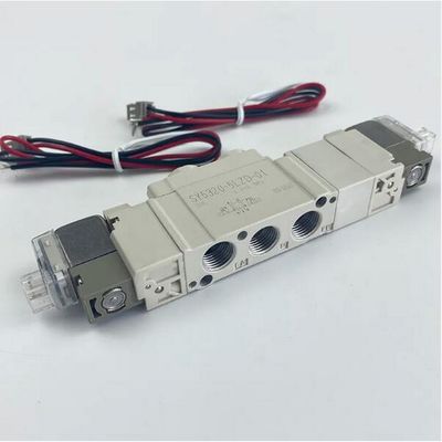 SMC SY5220-5LZD-01 DC24V Port Taille 1/8 Pneumatique à soupape solénoïde fil de tuyauterie 2 position double