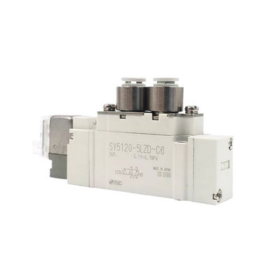 La taille du port Ø6 SY3420-6LZD-C6 SMC Pneumatique Solénoïde Valve3 Position Centre de sortie DC12V