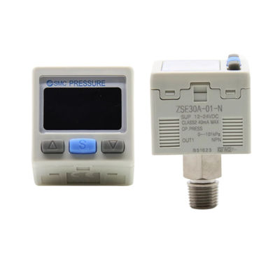 ZSE30A-01-C SMC Commutateur de pression numérique Pression sous vide R1/8 Affichage 2 couleurs PNP Collecteur ouvert 2 sorties