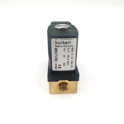 BURKERT 00126138 6014C normalement fermé G1/4 2.0 Ouvrage d'écoulement AC24V 8W soupape de plongeur de corps en laiton