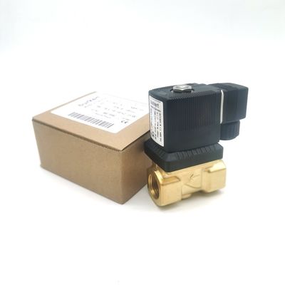Burkert 00126221 soupape solénoïde en acier inoxydable 6014 C normalement fermée G1/8 2.0 Flow Hole AC24V 8W Corps de soupape en acier inoxydable 0~10bar