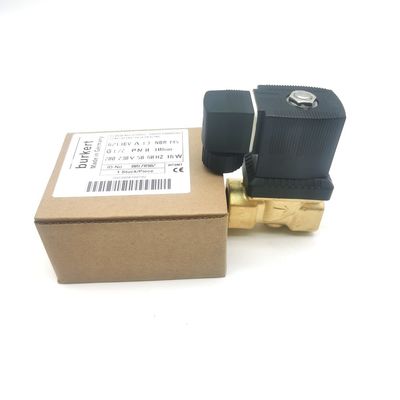 00126204 6014 D soupape solénoïde en laiton Burkert normalement ouverte G1/8 2.5 Flow Hole AC220V 8W
