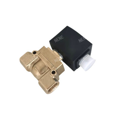 00126162 6014 D soupape électromagnétique burkert action directe Connexion de la plaque inférieure normalement ouverte 2.0 Flow Hole AC24V 8W Corps de soupape en laiton 0~10bar