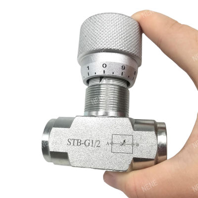 Valve d'accélération STB-G1/2 Valve de régulation du débit résistante à haute pression STB Valve d'accélération hydraulique