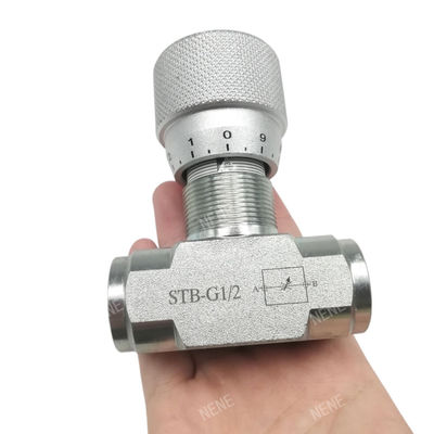 Valve d'accélération STB-G1/2 Valve de régulation du débit résistante à haute pression STB Valve d'accélération hydraulique