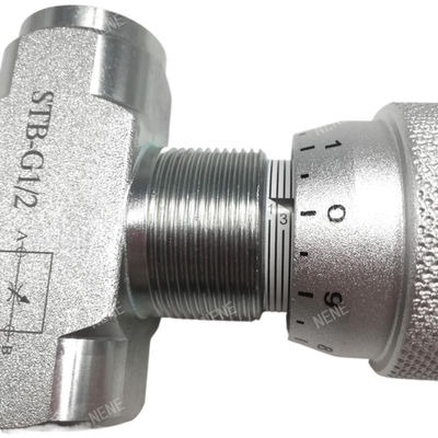 Valve d'accélération STB-G1/2 Valve de régulation du débit résistante à haute pression STB Valve d'accélération hydraulique