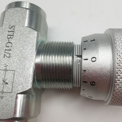 Valve à pression hydraulique STB-G1/2 Filtration SAE classe 4 ou supérieure