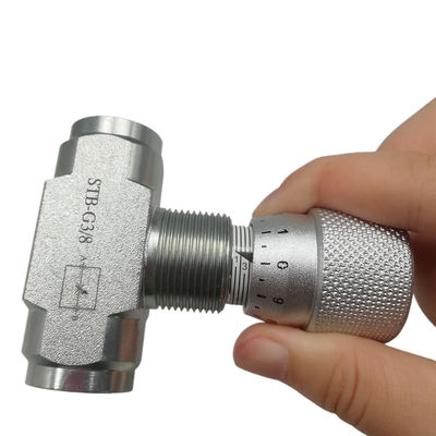 Valve de commande hydraulique durable STB-G3/8 45 à 2000 Ssu 6 à 420 CSt