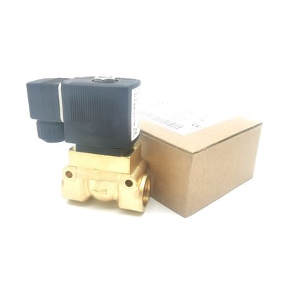 Valve électromagnétique Burkert 00134239 G1/8 AC220V 6014 C normalement fermée 0~25bar 3/2 Way Corps en laiton