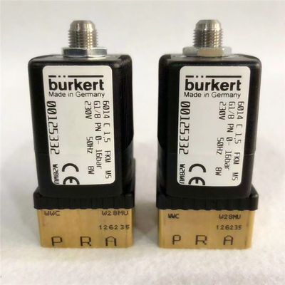NBR Sceau Corps en laiton Burkert soupape de régulation électromagnétique 00125332 6014
