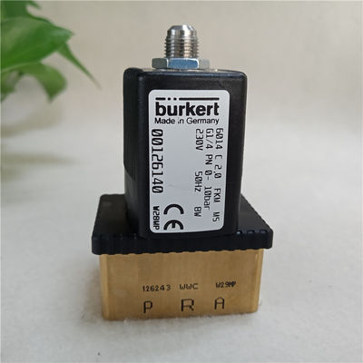 Ventilateur électromagnétique Burkert 6014C 2.0 FKM G1/4 PN 0-10bar 230V 00126140