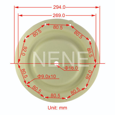 Ingersoll Rand 1,5 pouces 94615-A 94617 Kit de diaphragme pour le Santoprene et le PTFE 666152-281-C 666152-2EB-C