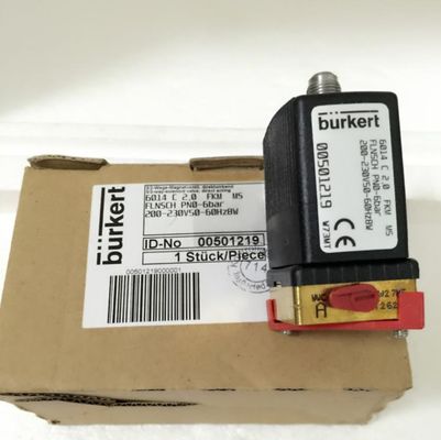 Valve électromagnétique Burkert 6014 avec interrupteur manuel 230V 00501219