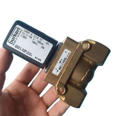 Corps en laiton Bourkert soupape solénoïde 00308503 DC24V 8W G3/4 2/2 normalement fermé 20 trous d'écoulement 5404 Type 1-32 Bar