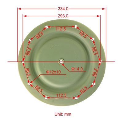 96391 96392 2" DN50 Kit de diaphragme à ondes de choc Ingersoll Rand