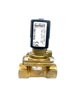 00301170 BURKERT 5404 G1/2 2/2 Ouvert normalement 12 Flow Hole FKM (Fluor caoutchouc) Corps de soupape en laiton scellé AC24V 8W 1-32bar