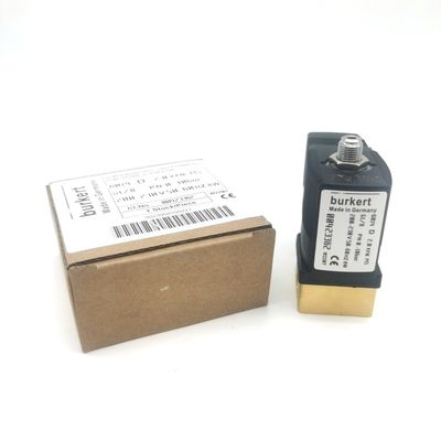 2/2 Normalement ouverte 00295651 Bourkert soupape solénoïde 20 trous d'écoulement FKM (caoutchouc fluoré) Corps de soupape en laiton scellé AC220V 8W 1-25bar