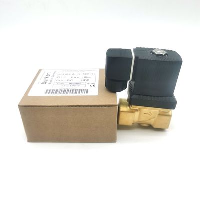 Ventilateur électromagnétique Burkert Corps en laiton 00308120 G1 2/2 Ouvert normalement 25 Flow Hole FKM (Fluorrubber) Sceau 8W 1-25bar