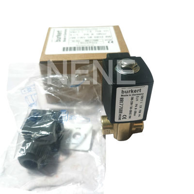 Ventilateur électromagnétique Burkert 00134241 6013 Type action directe G1/8-Inch 2.5 Flow Hole FKM Corps de soupape en laiton scellé 24VAC 8W 0~16bar