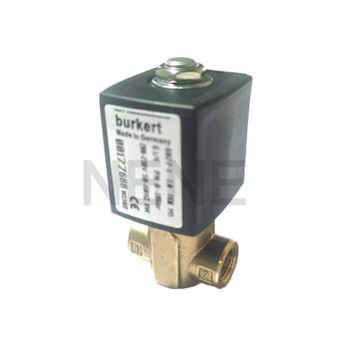 Burkert Solénoïde 6013 Type d'action directe 00134243 2/2 Normalement fermé G1/8 pouces 2,5 Flow Hole FKM Sceau 220VAC 8W 0~16bar
